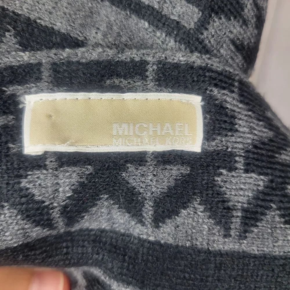 Michael Kors Black Gray Scarf